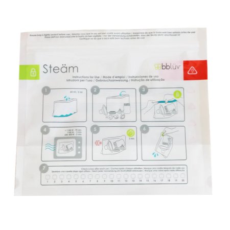 bbluv - Drop - Steam - Microwave Quick-Steam Sterilizer Bags BBL-B0181 842084000435