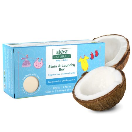 Aleva Naturals Stain & Laundry Bar 220g 37812 624721378127 Tjskids.com