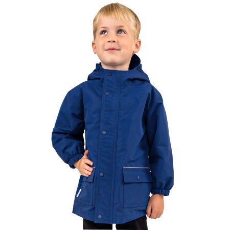 Jan & Jul	Cozy-Dry Rain Jacket - Nebula Blue Tjskids.com