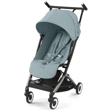 Cybex Libelle - Taupe Frame and Stormy Blue Seat 524000245 4063846451371 Tjskids.com