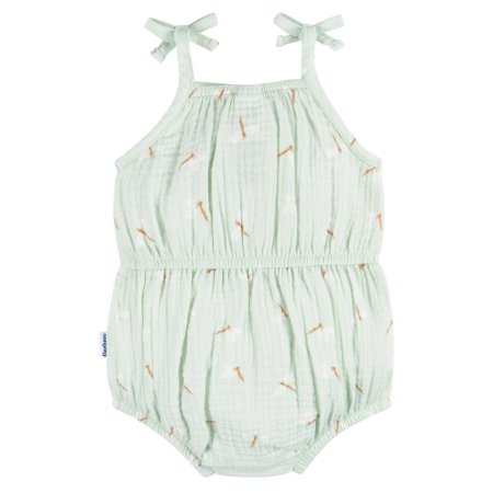 Gerber Romper with Bow Girl - Dragonflies Tjskids.com
