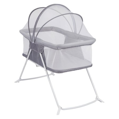 Cosco Sleep Spot Bassinet - Tranquil Grey 10584CTQG	884392100131 Tjskids.com