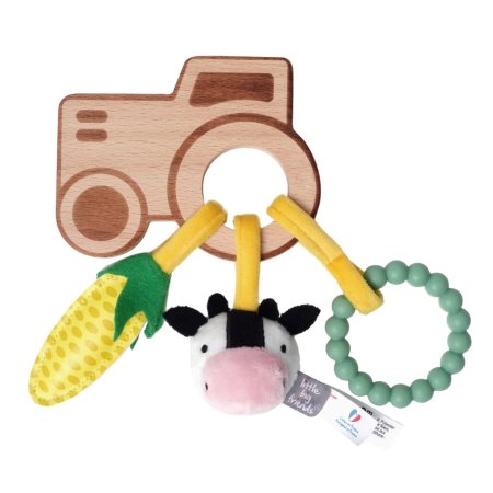 Little Big Friends Wooden Rattle - Farm 304881 3700552304881 Tjskids.com